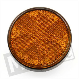 Reflector zijkant rond oranje 60mm M5 bout Piaggio | Vespa