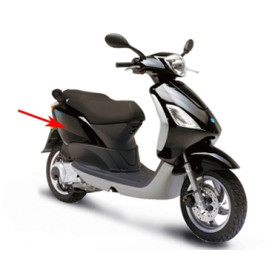 Zijscherm Links achter Piaggio Fly diverse kleuren.