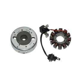 Ontsteking / stator + vliegwiel Piaggio / Vespa 4-takt 2V