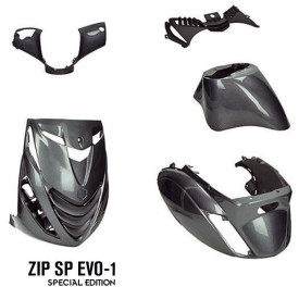 Kappenset Piaggio ZIP SP Evo-1 - Carbon glans DMP 5-delig