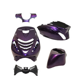 Kappenset Piaggio Zip SP EVO-1. Twilight purple paars 5-delig.