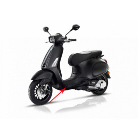 Sierlijst Treeplank Vespa Primavera Sprint ZWART Glans Links Origineel cm298603