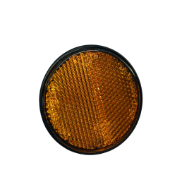 Reflector zijkant rond oranje 60mm M6 bout Piaggio | Vespa