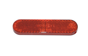 Plak reflector achter Rood  Piaggio / Vespa