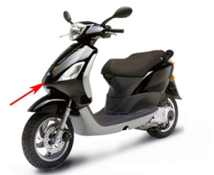 Voorscherm Piaggio Fly diverse kleuren